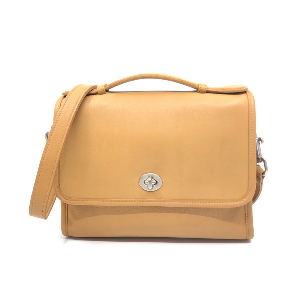 *SOLD* Vtg COACH NOS Classic Court Bag Camel Tan